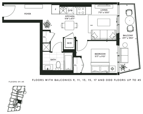 450 Front Street West Studio-3 Beds Apartment for Rent - Photo Gallery 64